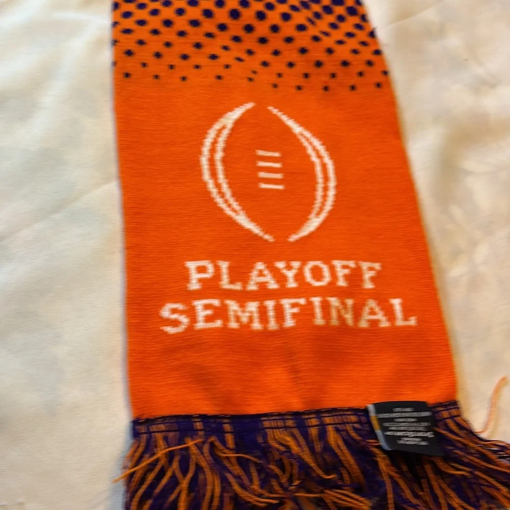 Clemson Tigers Reversible  Cotton Bowl Classic Playoff Semifinal Fringed Scarf